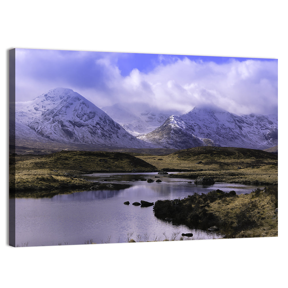 Loch Tulla Hills Wall Art, canvas print, landscape