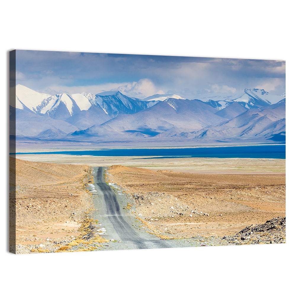 Karakul Lake, Pamir Mountains Wall Art, canvas print, landscape