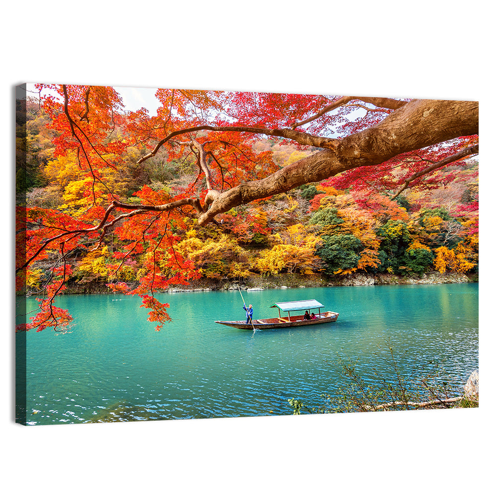 Hozugawa River, Kyoto Wall Art, canvas print, landscape