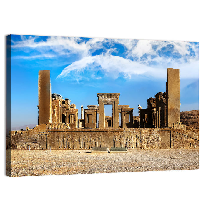 Tachara Palace, Persepolis Wall Art as a canvas print