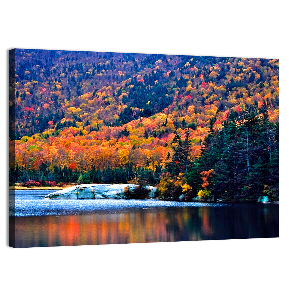 New Hampshire Fall Foliage Wall Art, canvas print, landscape