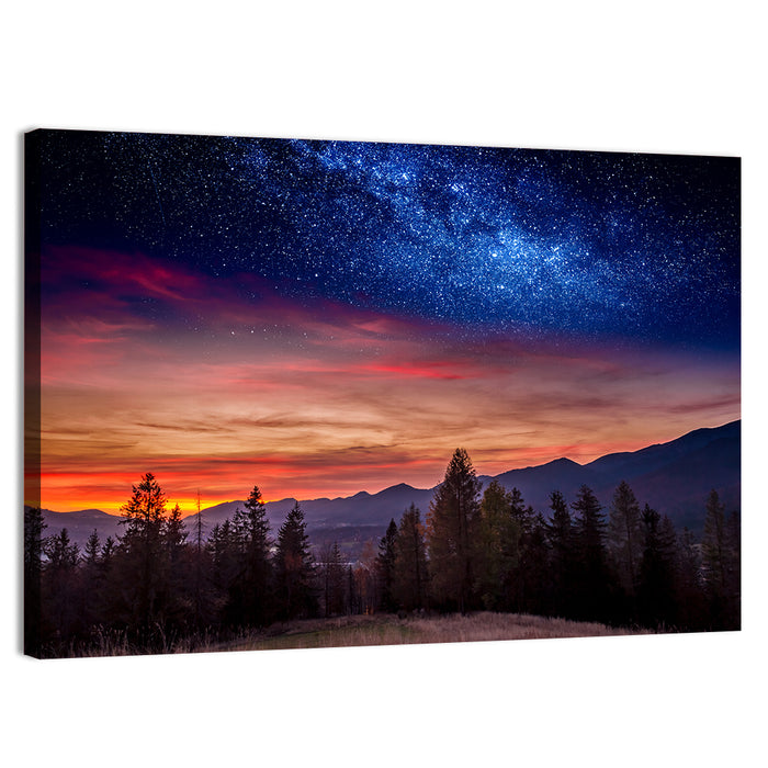 Tatras Mountain Sunset Wall Art as a canvas print