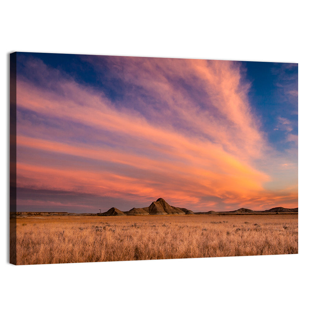 Toadstool State Park Sunset Wall Art, canvas print, landscape