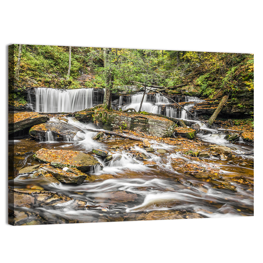 Delaware Falls Wall Art, canvas print, landscape