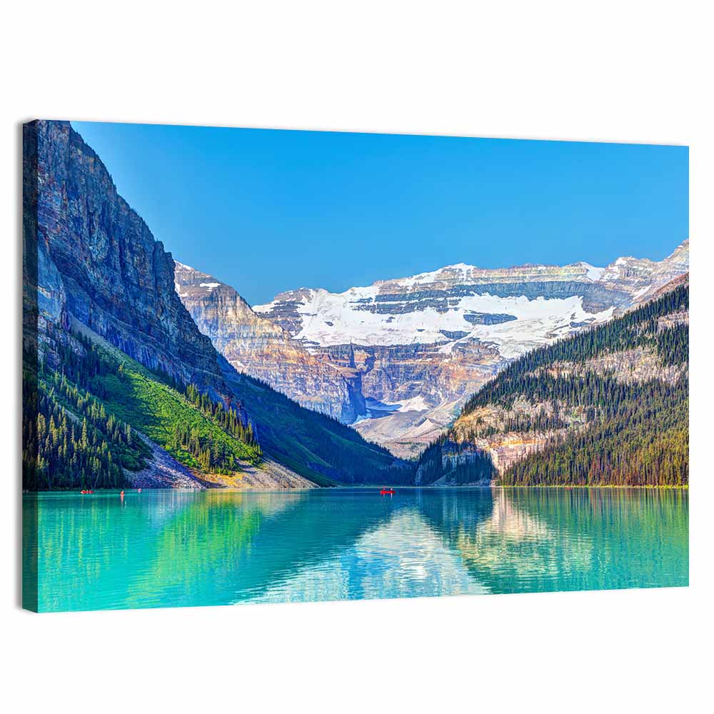 Lake Louise Reflection with Mount Victoria Wall Art, canvas print, landscape
