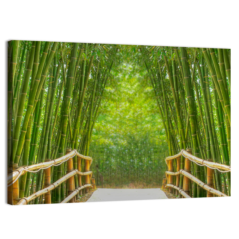 Bamboo Alley Wall Art, canvas print, landscape
