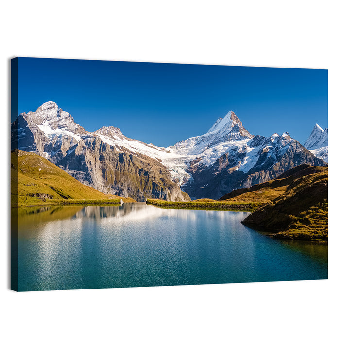 Bachalpsee Mountain Reflection Wall Art as a canvas print
