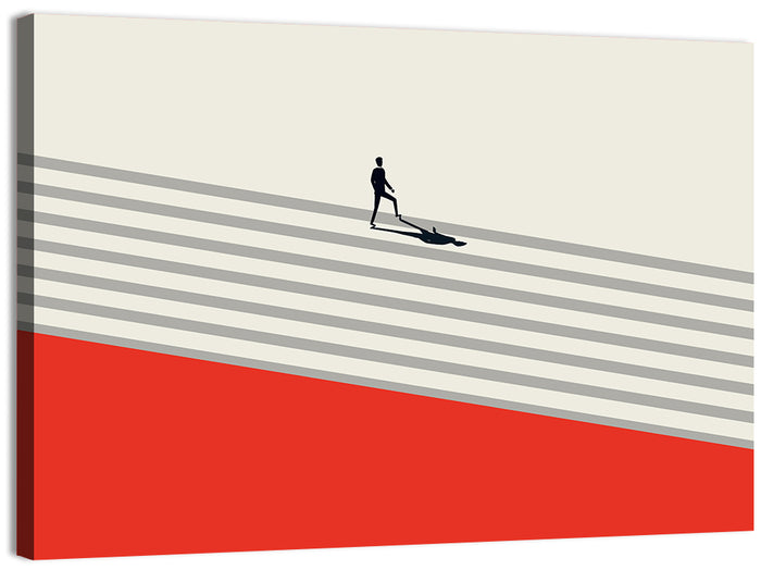 Career Development Concept Wall Art as a canvas print