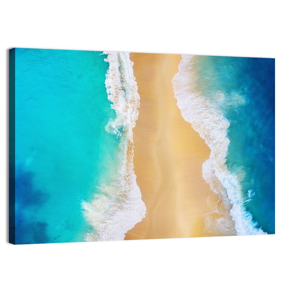 Nusa Penida Turquoise Beach Wall Art, canvas print, landscape
