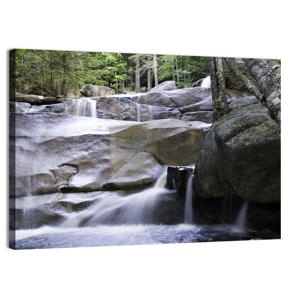 Diana's Baths Waterfall Wall Art, canvas print, landscape