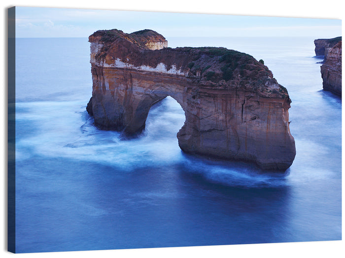 London Arch Ocean Cliffs at Dawn Wall Art as a canvas print