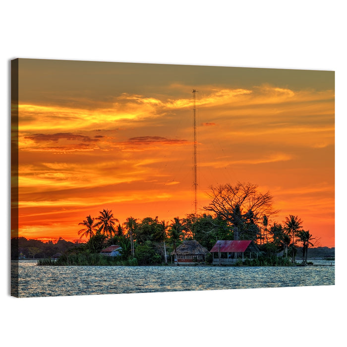 Santa Barbara Island Wall Art as a canvas print