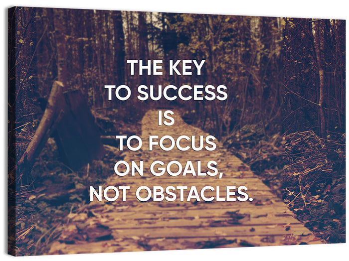 Key to Success Wall Art as a canvas print