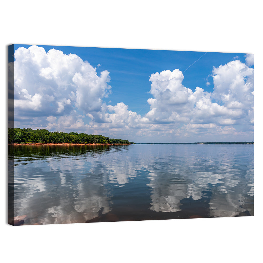 Thunderbird Lake Reflections Wall Art, canvas print, landscape