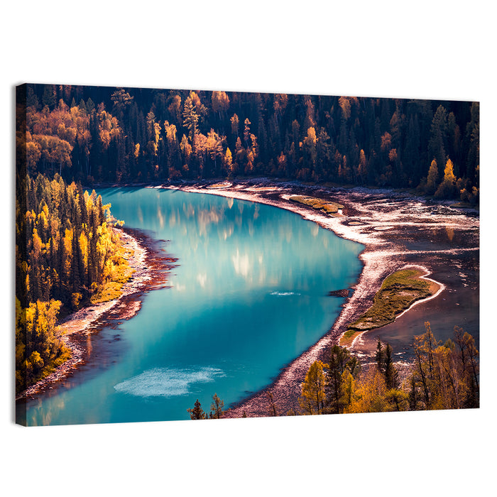 Kanas River Wall Art as a canvas print