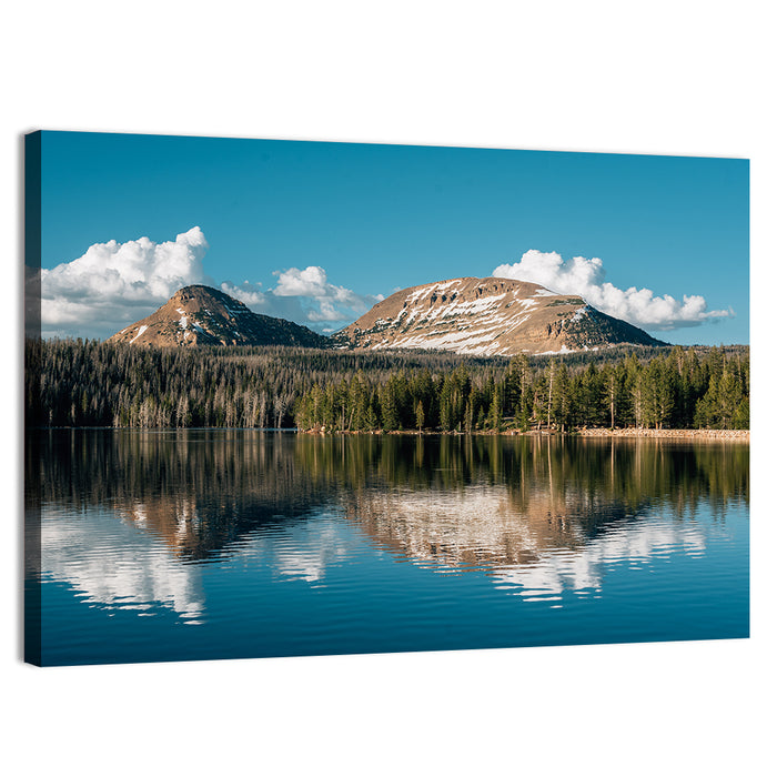 Uinta Mountains at Trial Lake Wall Art as a canvas print