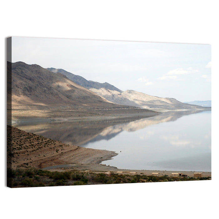 Walker Lake Reflections Wall Art as a canvas print