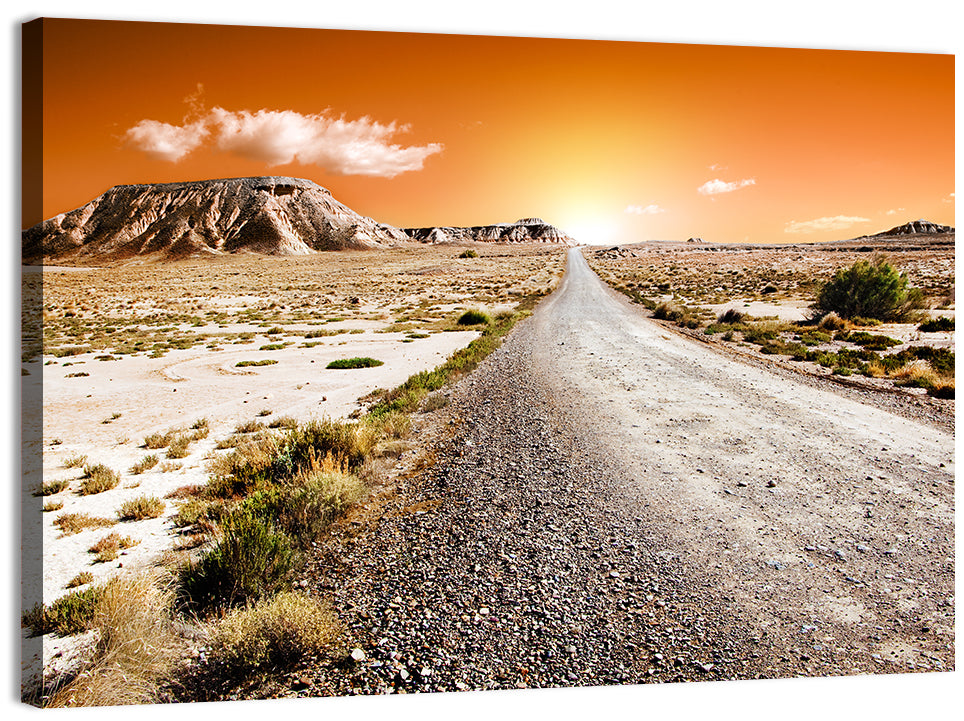 Infinite Desert Road Wall Art