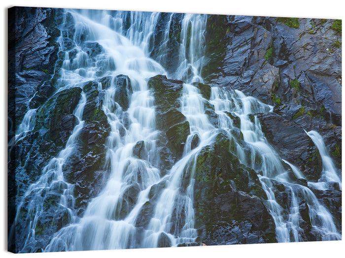 Balea Cascada Waterfall Wall Art as a canvas print