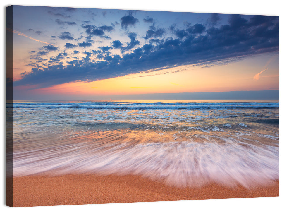Long Exposure Beach Sunrise Wall Art, canvas print, landscape