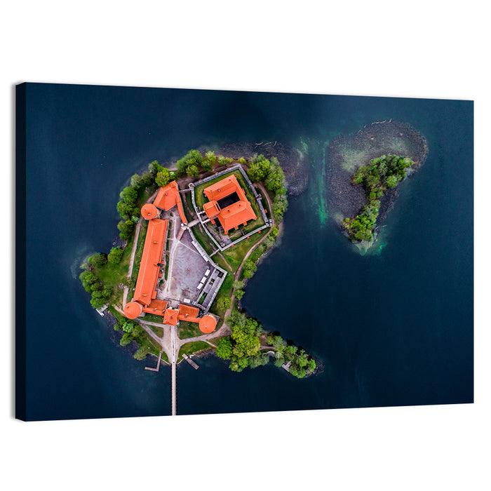 Trakai Island Castle Wall Art as a canvas print