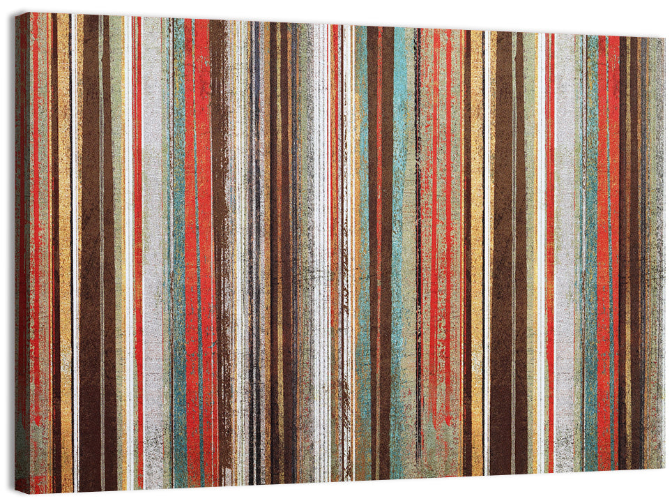 Layered Stripes Wall Art, canvas print, landscape