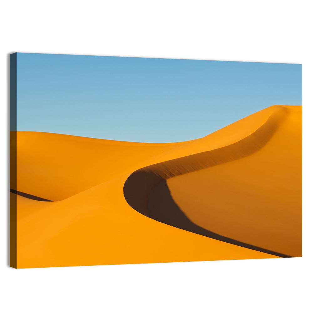 Awbari Golden Dunes Wall Art, canvas print, landscape
