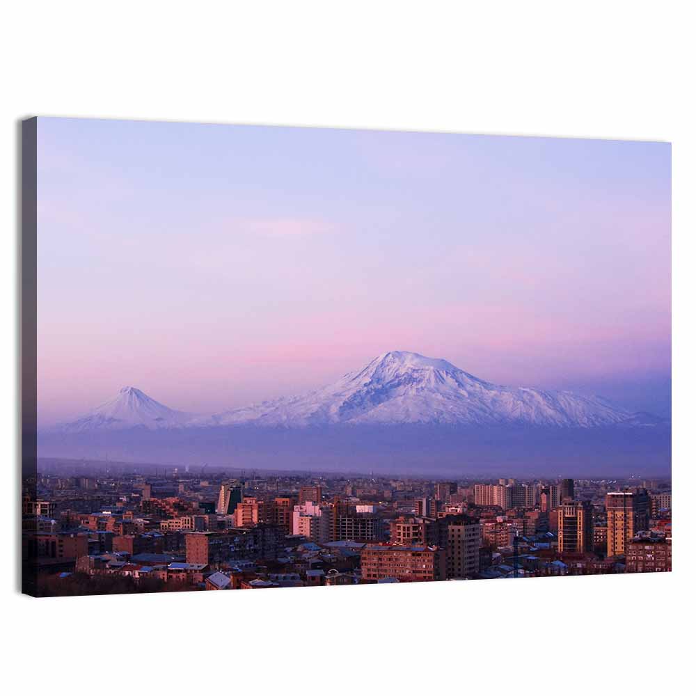 Mt Ararat from Yerevan City Wall Art