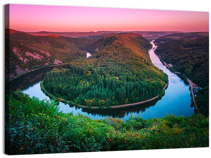 Saarschleife River Loop Wall Art