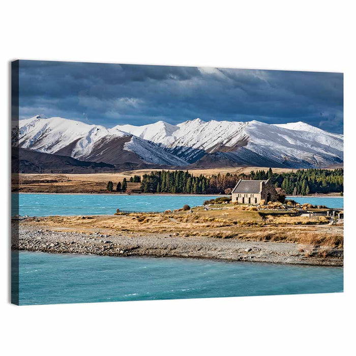Church of the Good Shepherd Lake Tekapo Wall Art as a canvas print