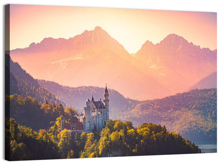 Neuschwanstein Castle Wall Art as a canvas print