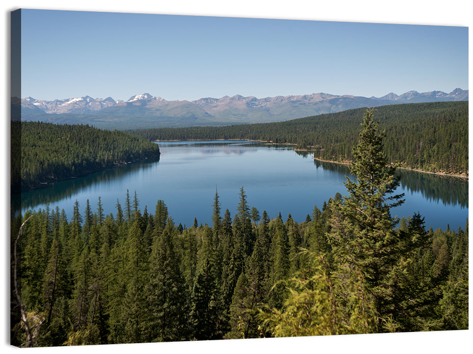 Holland Lake in Summer Wall Art, canvas print, landscape