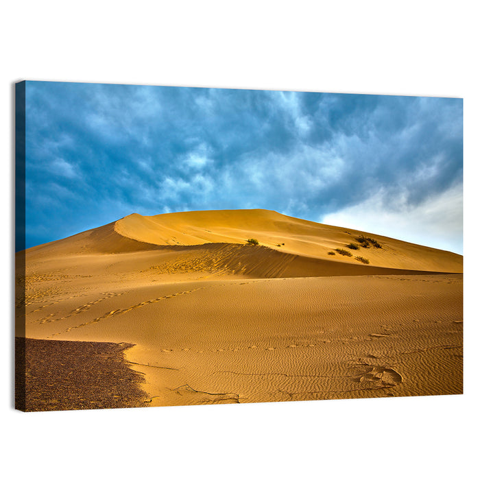 Altyn Emel Sand Dunes Wall Art as a canvas print