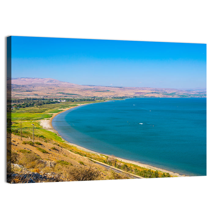 Sea of Galilee, Tiberias Wall Art as a canvas print