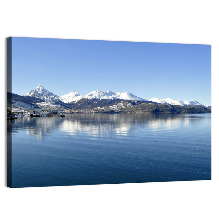 Beagle Channel Mountains, Ushuaia Wall Art as a canvas print