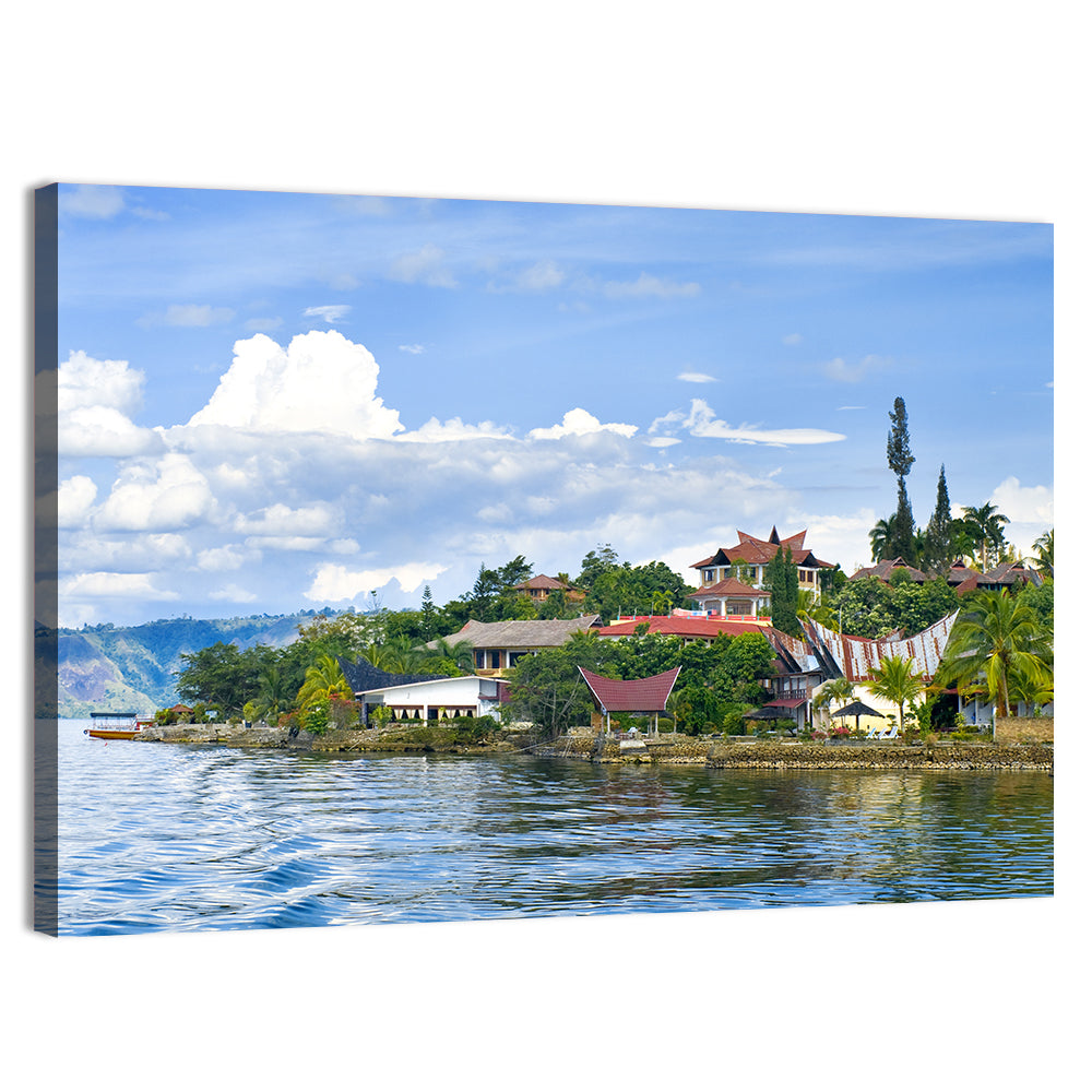 Samosir Island, Lake Toba Wall Art, canvas print, landscape