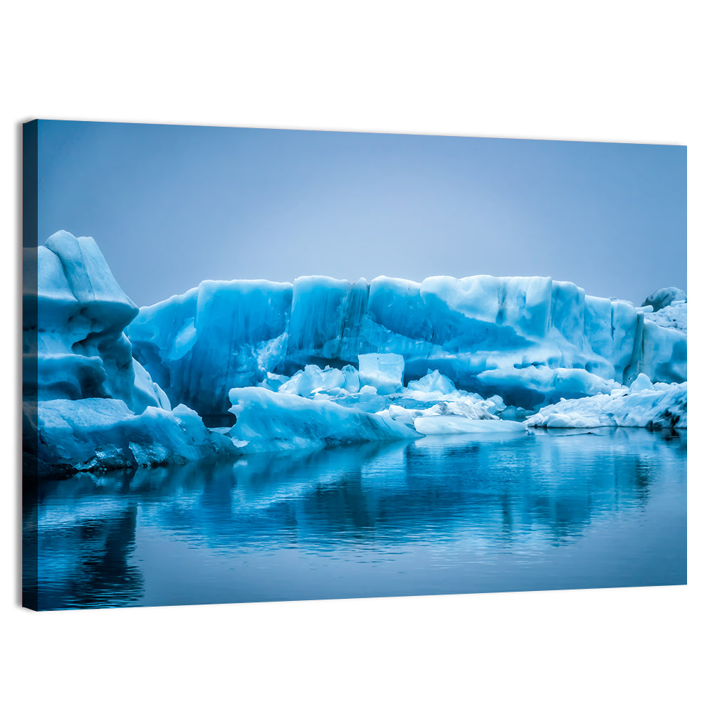 Icebergs In Jokulsarlon Wall Art