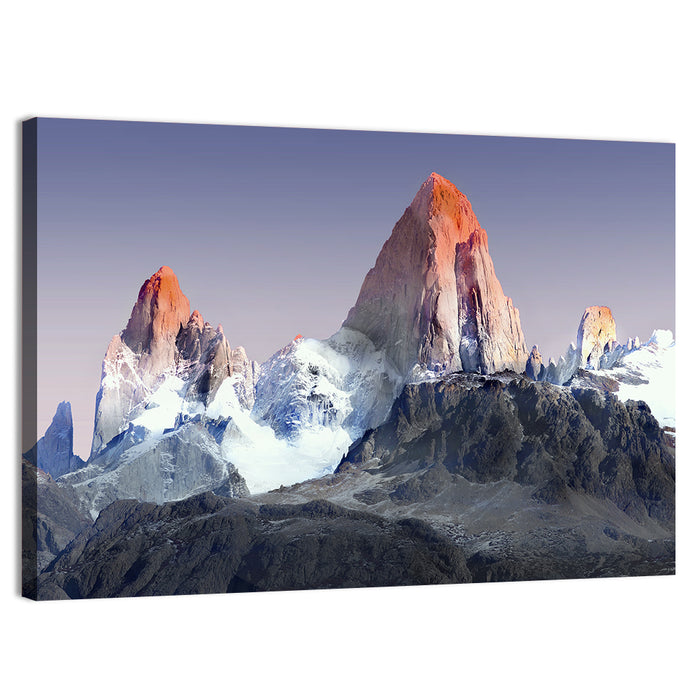 Mount Fitz Roy Wall Art as a canvas print
