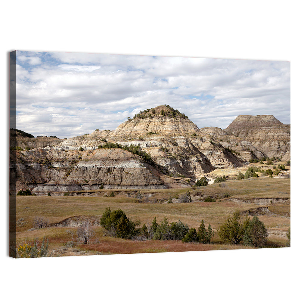 Theodore Roosevelt Badlands Vista Wall Art, canvas print, landscape