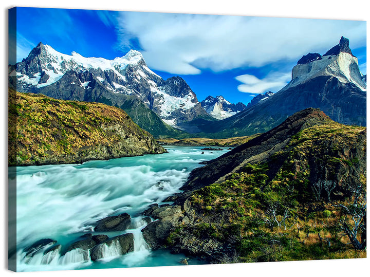 Torres Del Paine Glacier Stream Wall Art