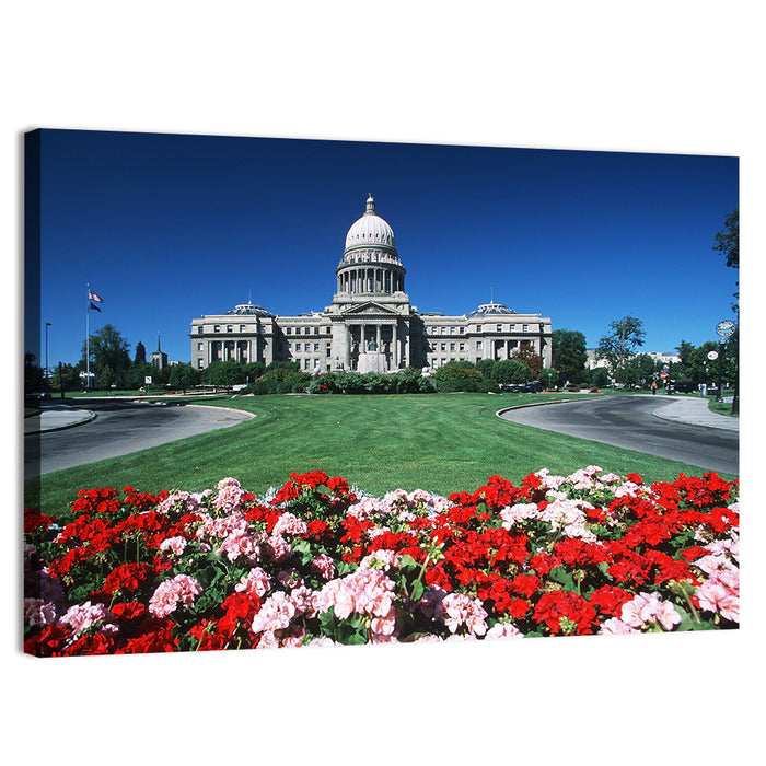 Idaho State Capitol, Boise Wall Art as a canvas print