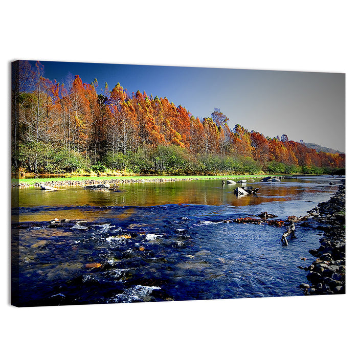 Beavers Bend State Park Wall Art as a canvas print