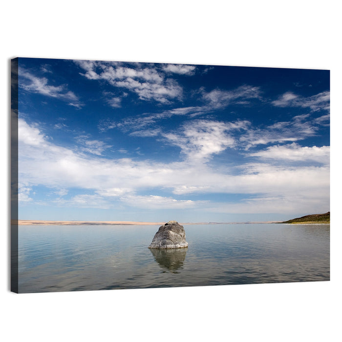 Abert Lake Reflection Wall Art as a canvas print
