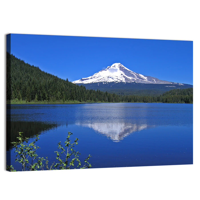 Mount Hood at Trillium Lake Wall Art as a canvas print