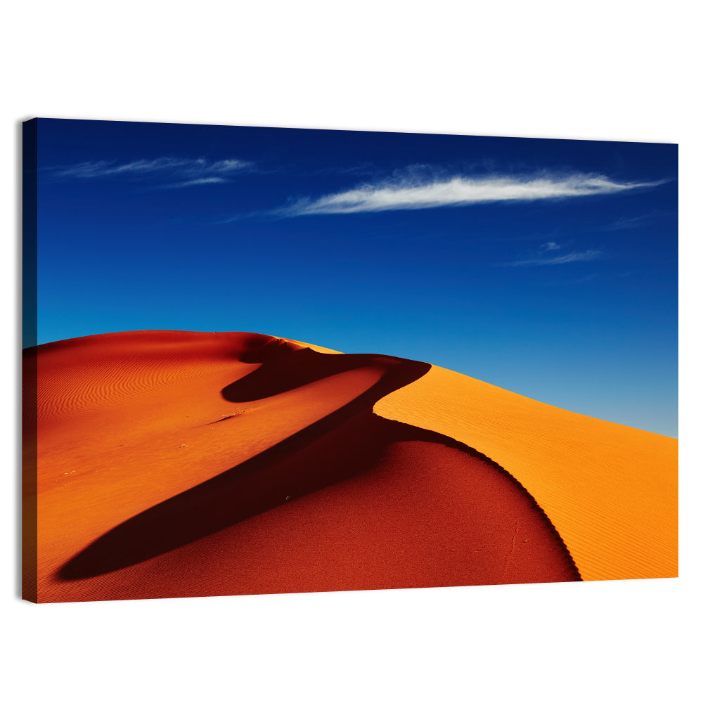 Sahara Dune Shadow Wall Art, canvas print, landscape