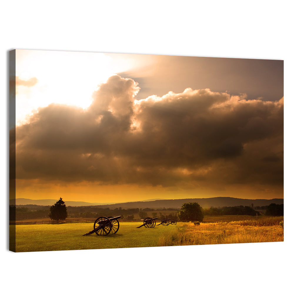 Antietam Civil War Battlefield Wall Art, canvas print, landscape