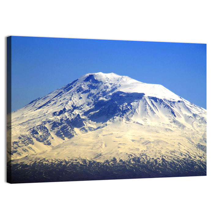 Mount Ararat Winter Summit Wall Art as a canvas print
