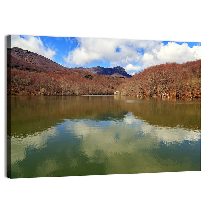 Lake Santa Fe Montseny Wall Art as a canvas print