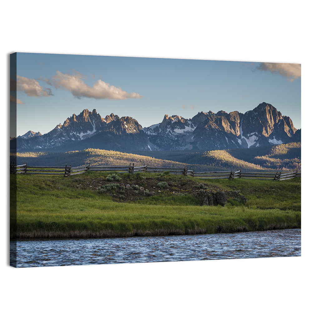 Sawtooth Mountains, Idaho Wall Art, canvas print, landscape