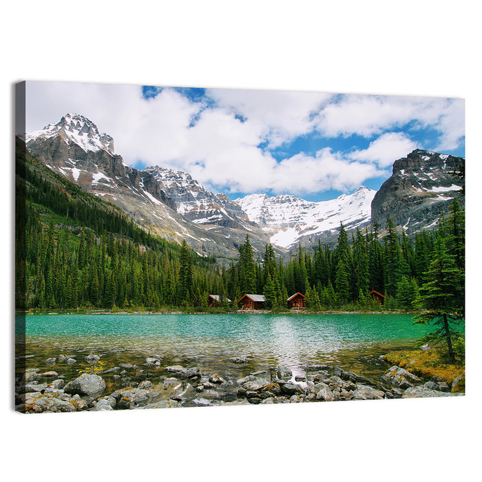 Lake O'hara Wall Art as a canvas print